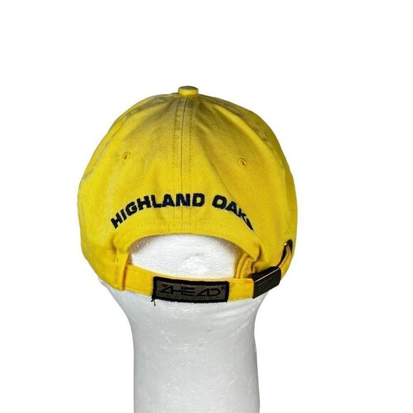 Robert Trent Jones Golf Trail Hat Cap Adjustable Vintage Yellow Golfing Cap Gift - Picture 3 of 5